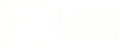 loudroom logo blanco